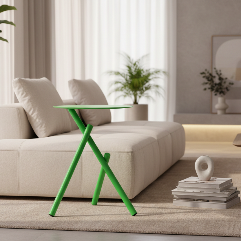 Metal Stick Side Table