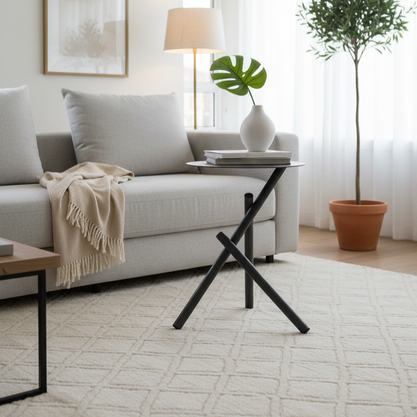 Metal Stick Side Table