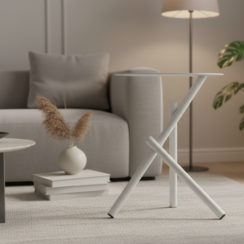 Metal Stick Side Table
