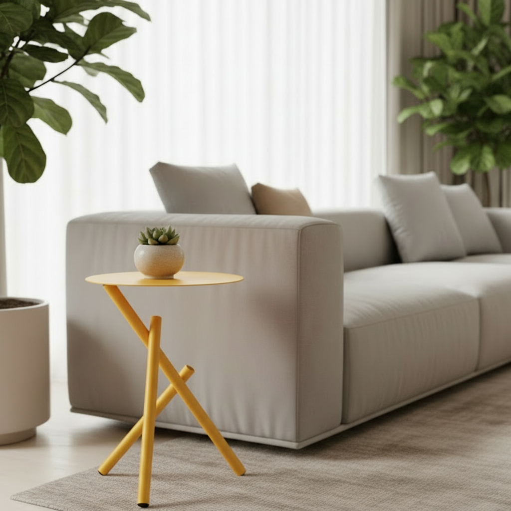 Metal Stick Side Table
